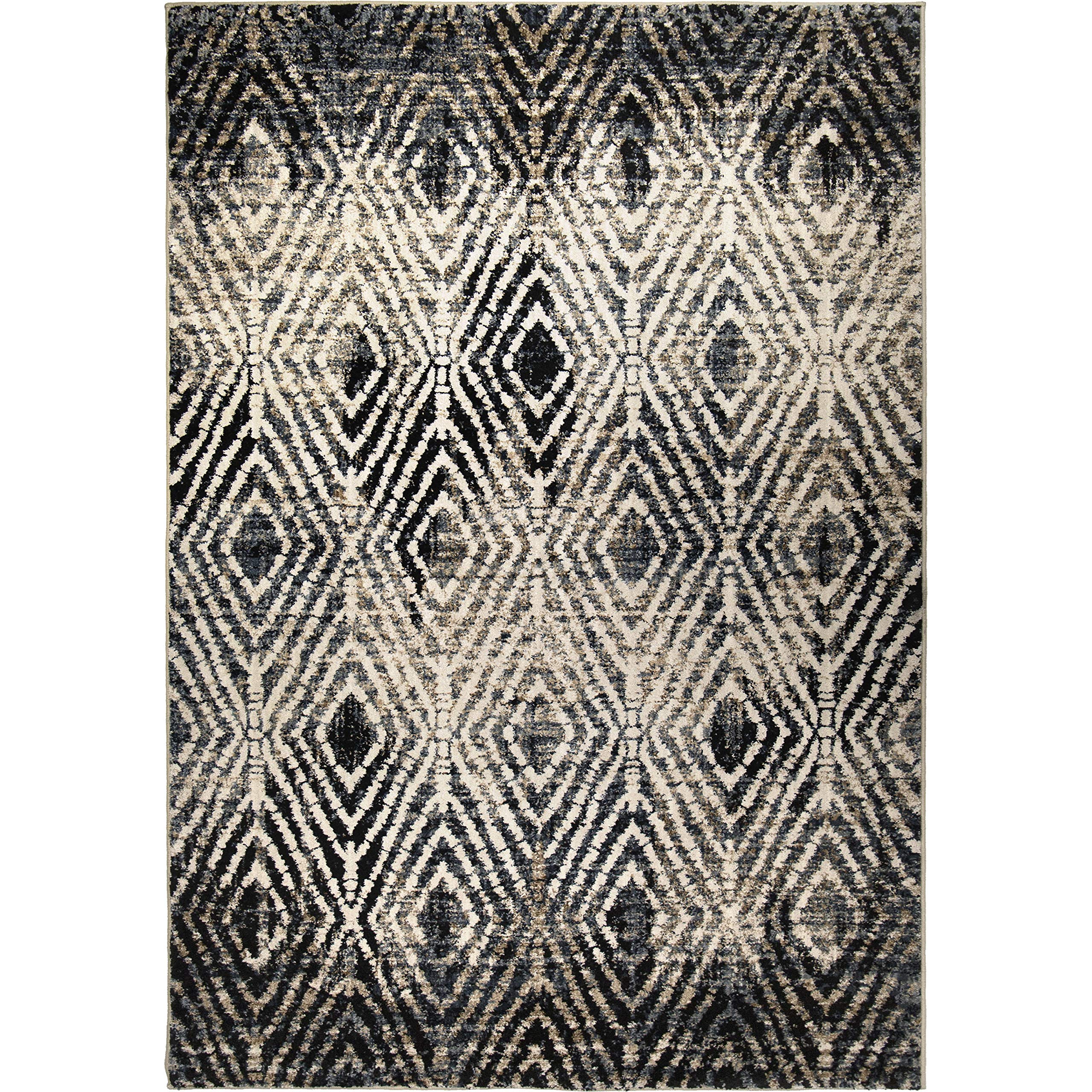 Orian Rugs Olympia Rhinestone Area Rug - Sparkling Home Decor for Living Room, Bedroom & Dining Area