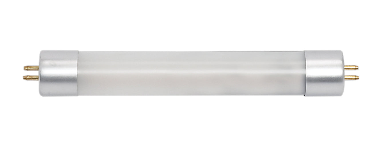 6-Pack Mini T5 LED Tubes - 2W, 150 Lumens, 4000K Cool White, Ballast Bypass, Double-Ended (Replaces F4T5/CW) - Perfect for Under Cabinet Lighting, Closets, and Small Spaces