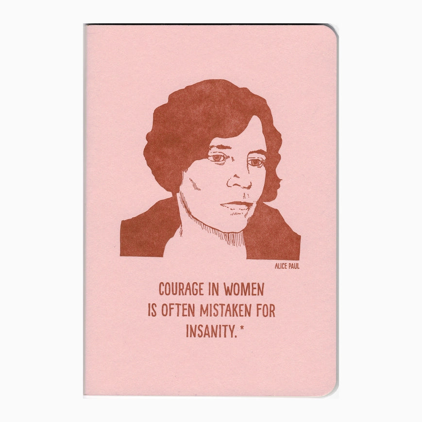 Alice Paul Women's Rights Activist Notebook - Inspirational Journal for Feminists, Students & Activists - Perfect for Note Taking, Journaling & Gift Giving