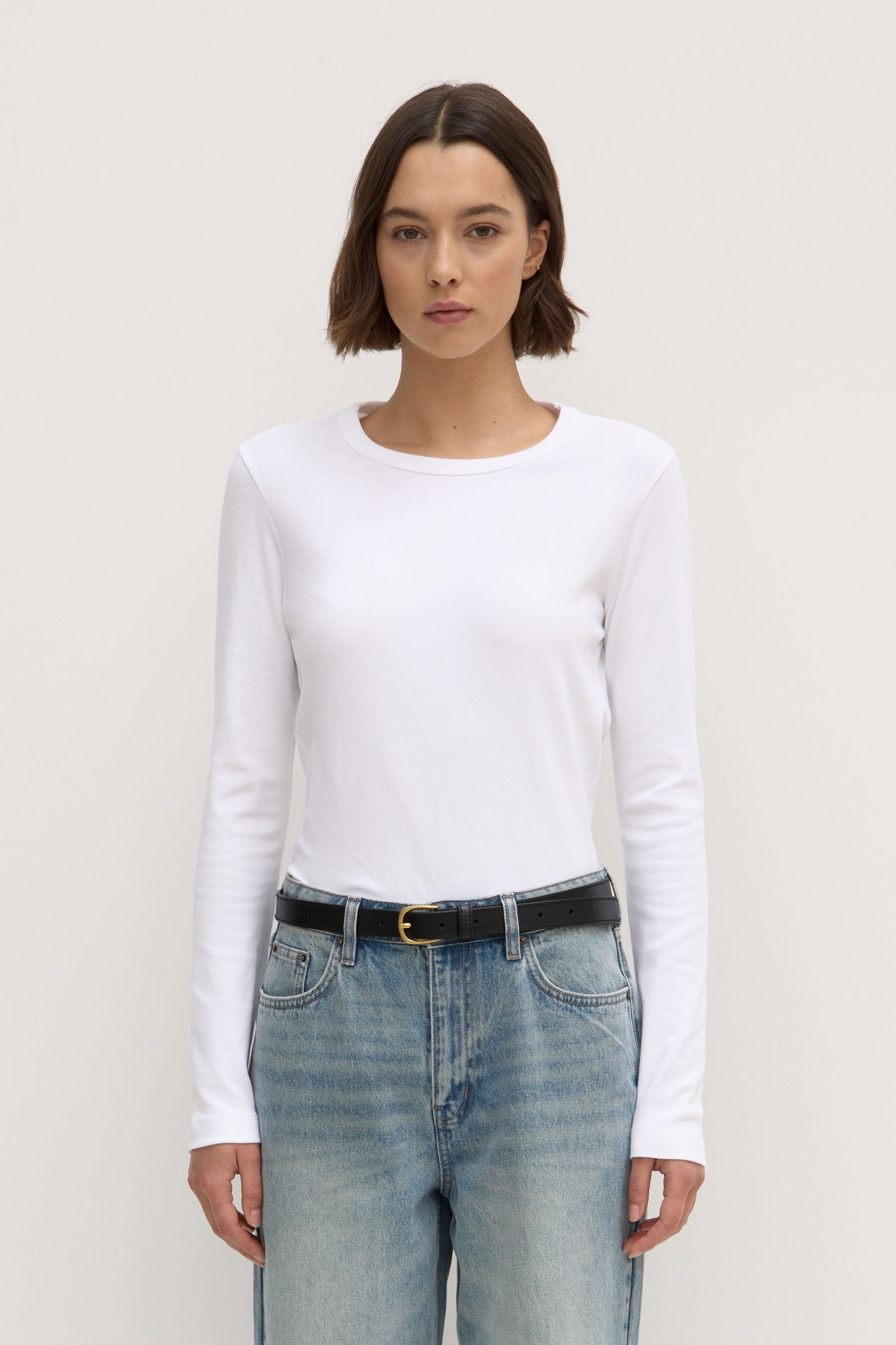 Lyla Long Sleeve T-Shirt for Women - Soft Cotton Casual Top - Perfect for Everyday Wear, Layering & Fall Fashion