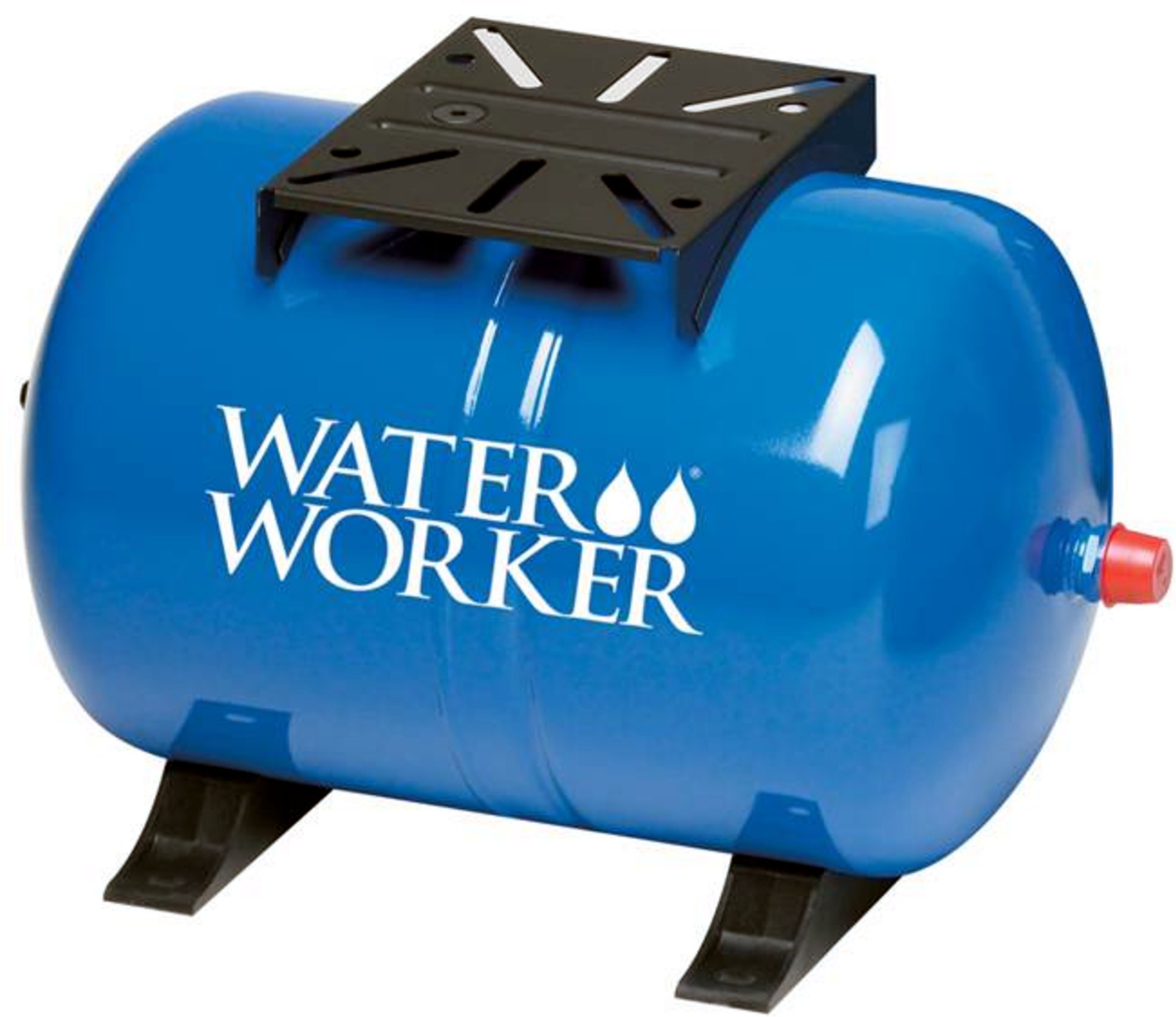 WaterWorker HT-6HB 6-Gallon Horizontal Pressure Well Tank - Ideal for Residential Water Systems and Small Well Pumps