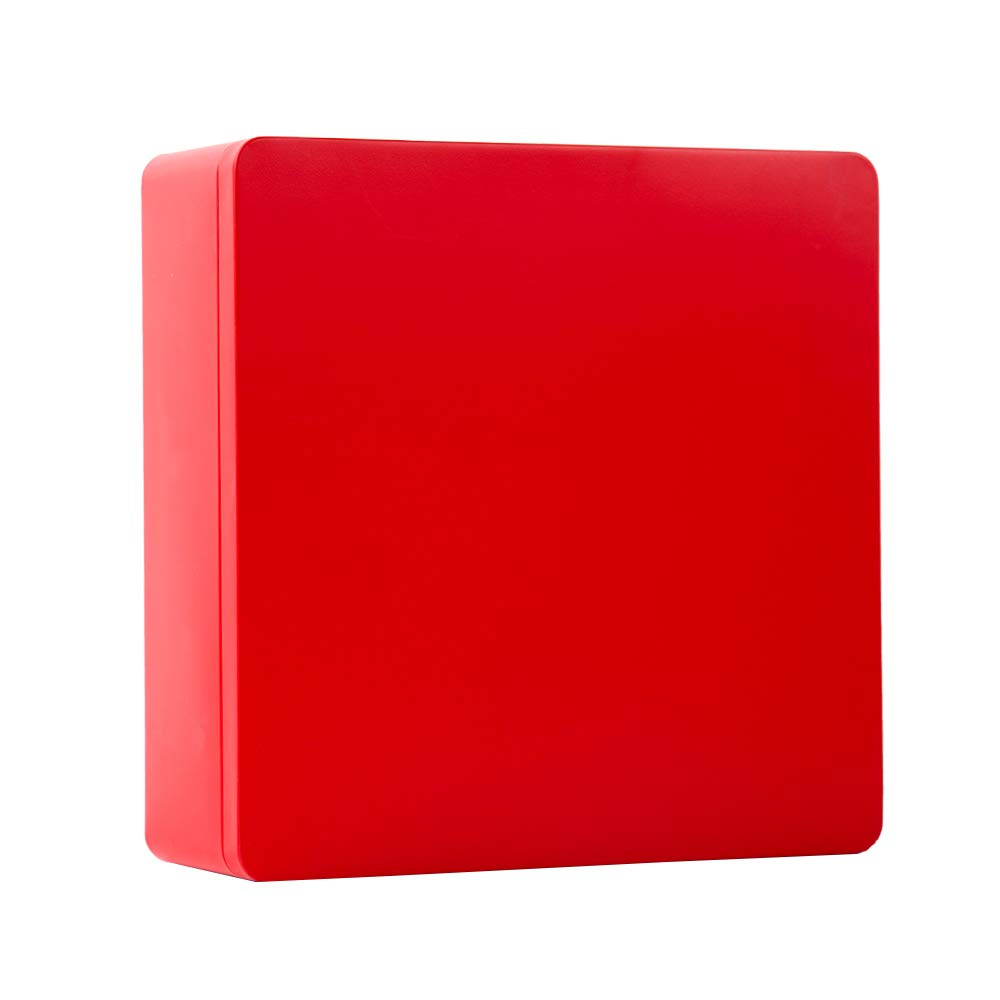 Airtight Metal Food Storage Containers with Lids - Chinese Red Square Tin Box for Kitchen Pantry Organization | Perfect for Dry Goods, Cookies, Tea & Spices