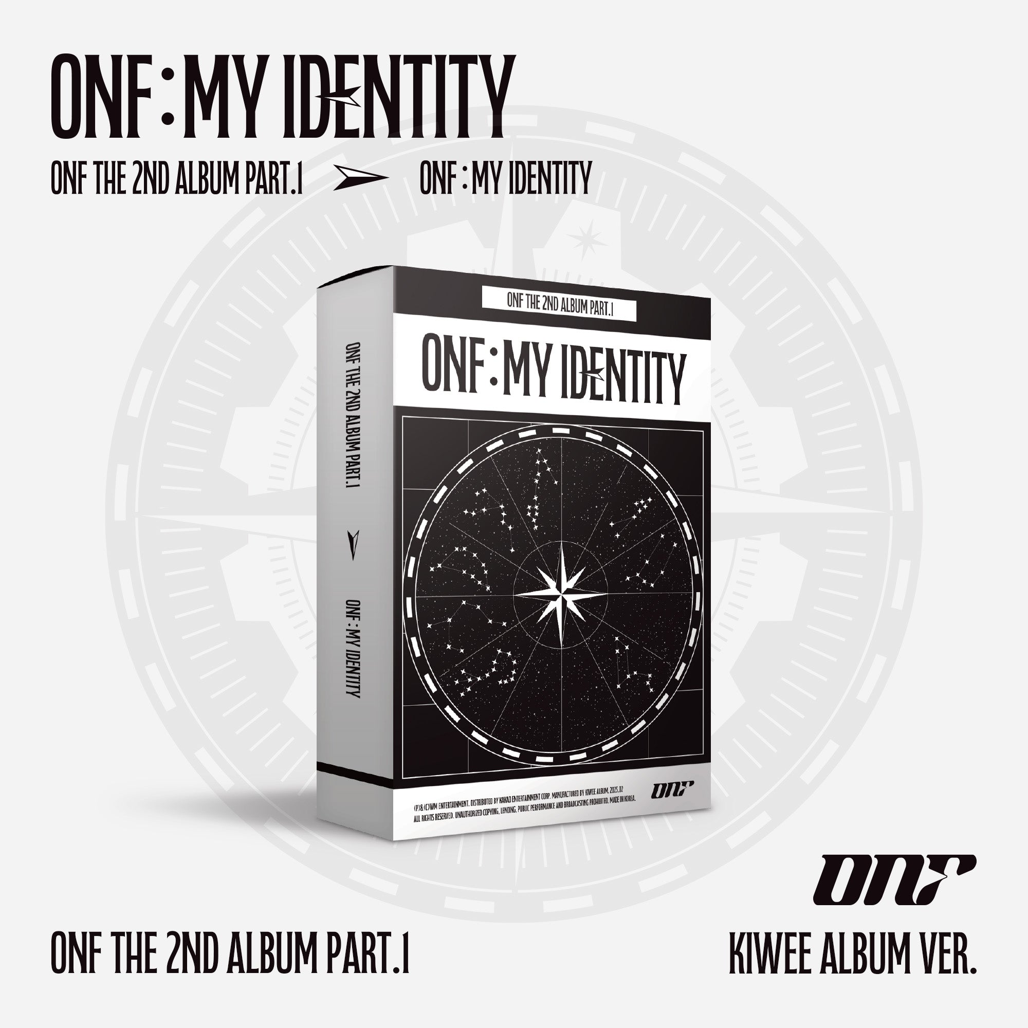 ONF 2nd Album PART.1 'ONF: MY IDENTITY' (KIWEE) - K-Pop Music CD for Fans & Collectors | Perfect for Gifting & K-Pop Collections