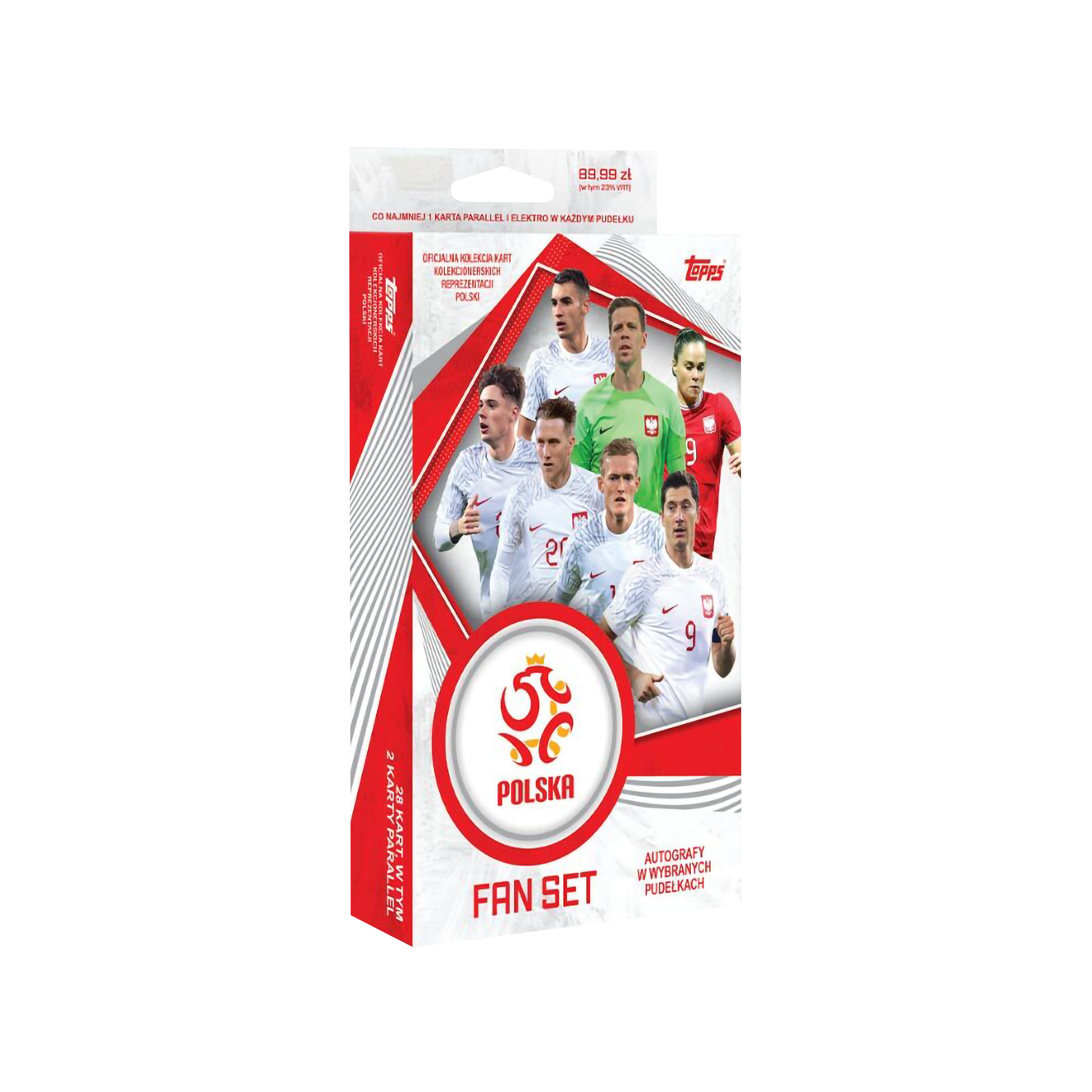 Topps Poland 2023/24 National Team Fan Set - Official Soccer Trading Cards Collection for Euro 2024 Qualifiers & Match Day Excitement