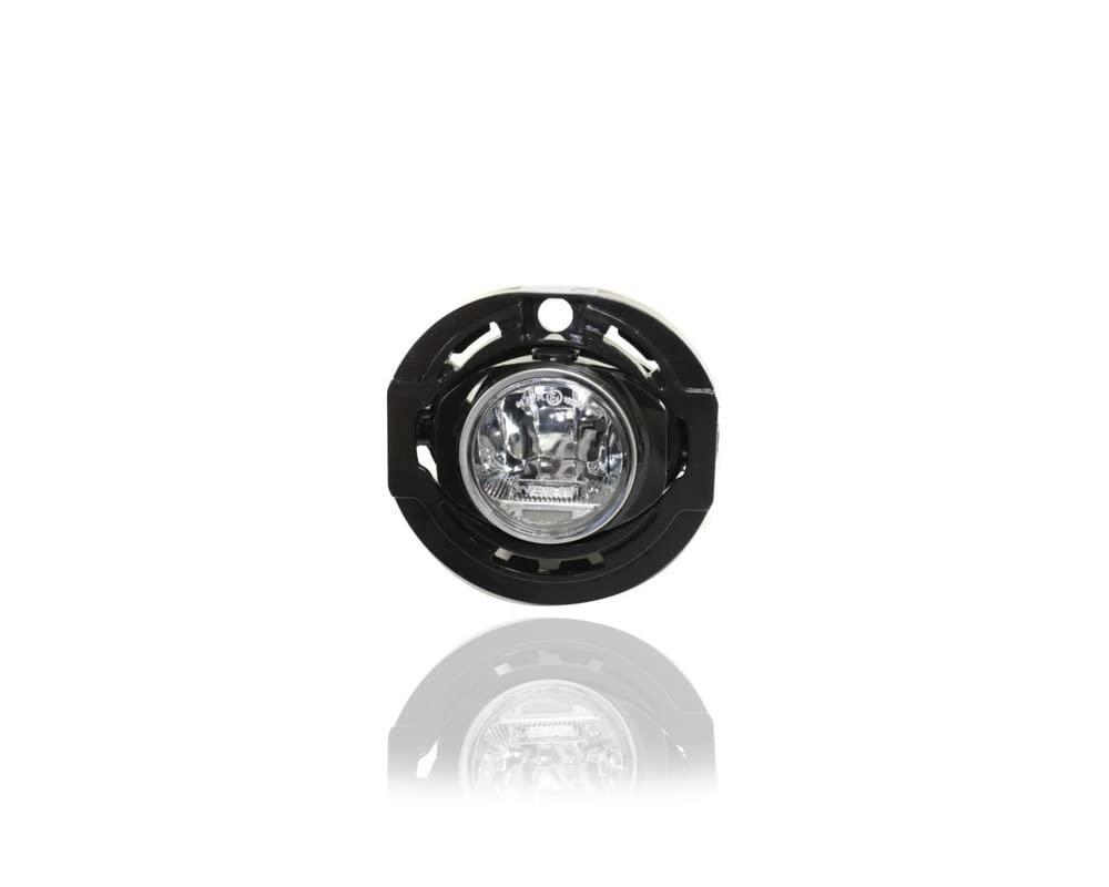 Universal Round Projector Fog Light Assembly - Replacement for 2014-2019 Jeep Grand Cherokee, Dodge Charger & 2017-2020 Chrysler Pacifica - Side Mount - Part# 68228884AF - Perfect for Off-Roading, Night Driving & Enhanced Visibility