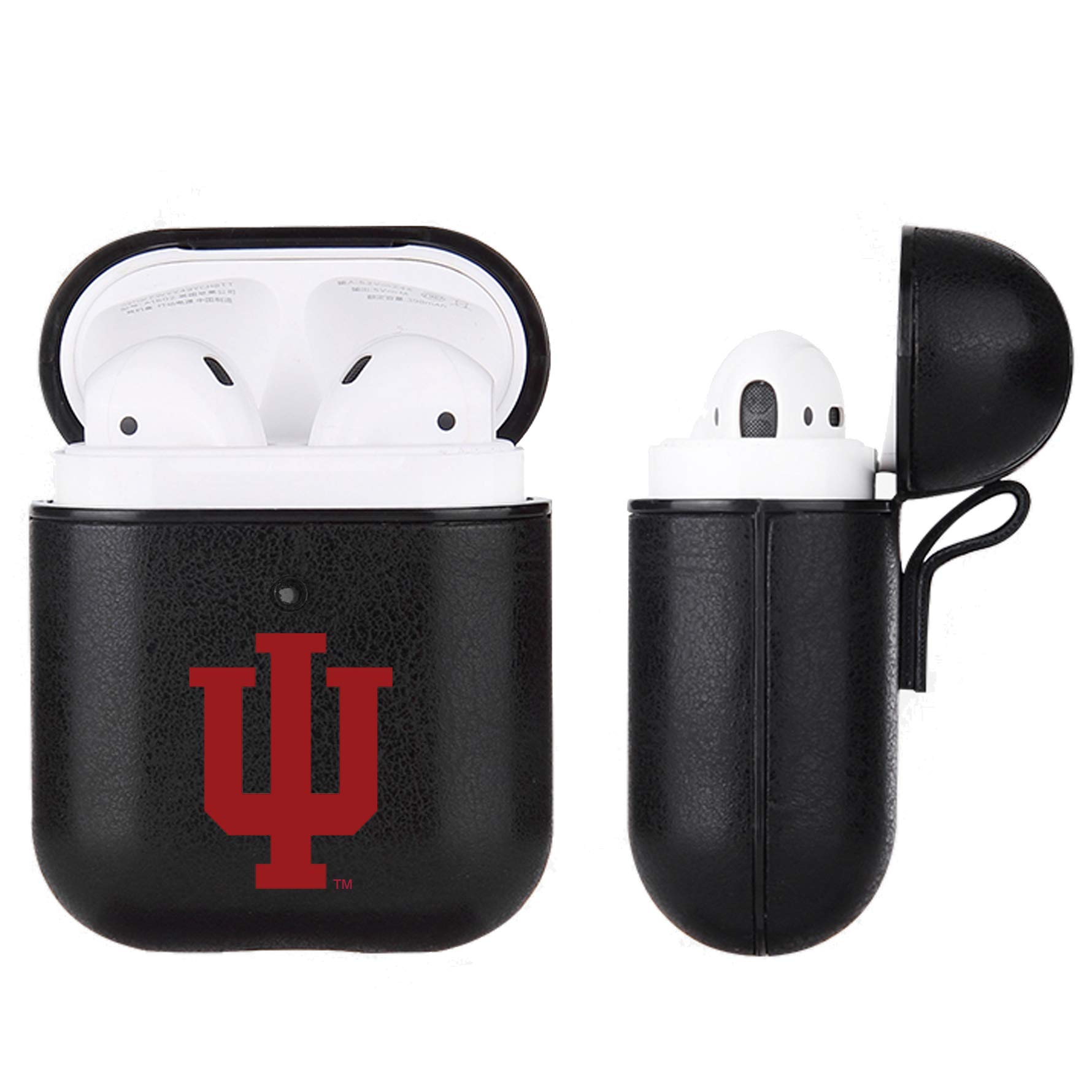 NCAA Leather Case for Apple AirPods - Durable Protective Cover with Team Logo - Perfect for Sports Fans, Gym & Travel Accessories