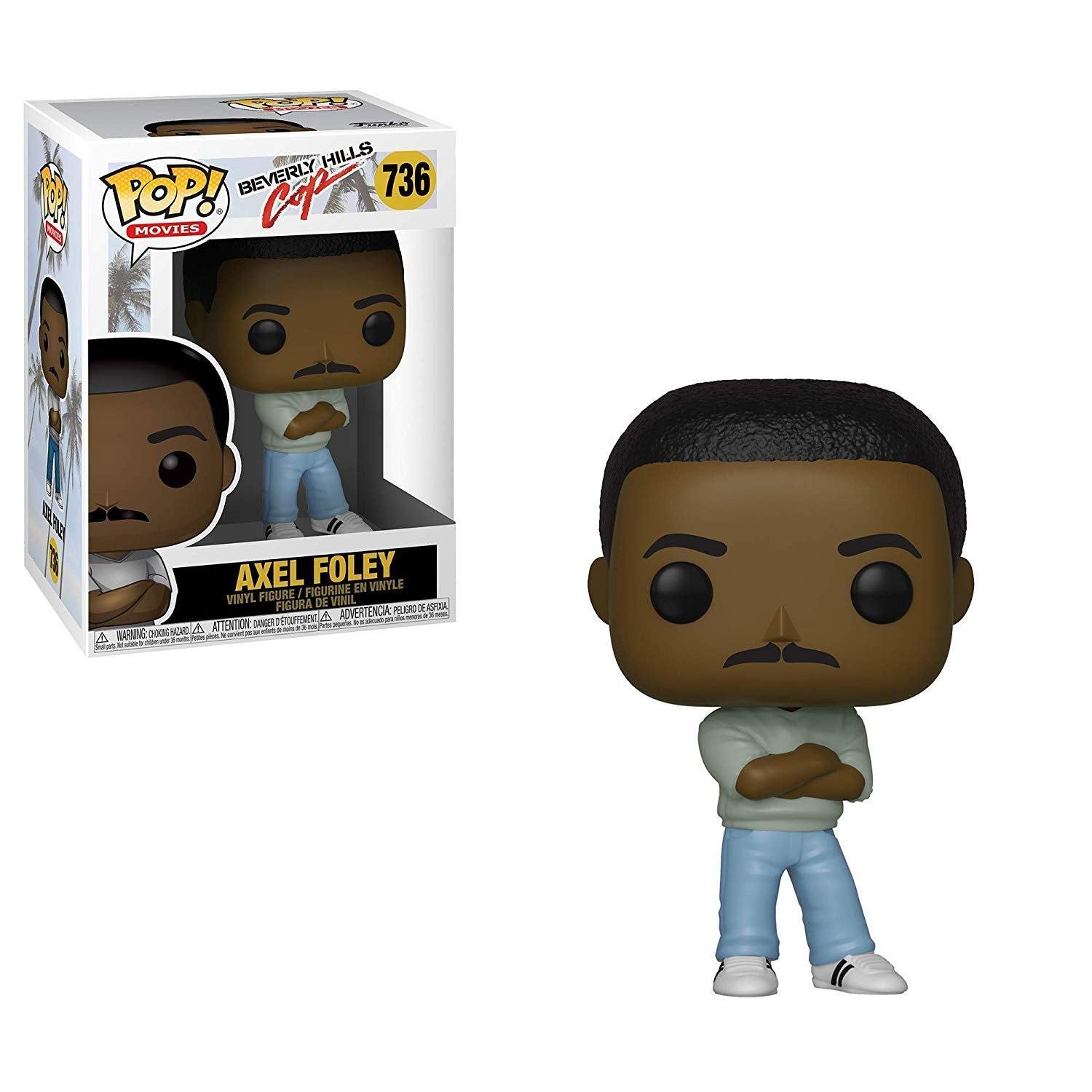 Beverly Hills Cop Axel Foley #736 Pop! Vinyl Figure - Funko Pop! Movie Collectible for Fans, Display & Gift Idea - Perfect for Home Office Decor, Movie Night & Pop Culture Collections