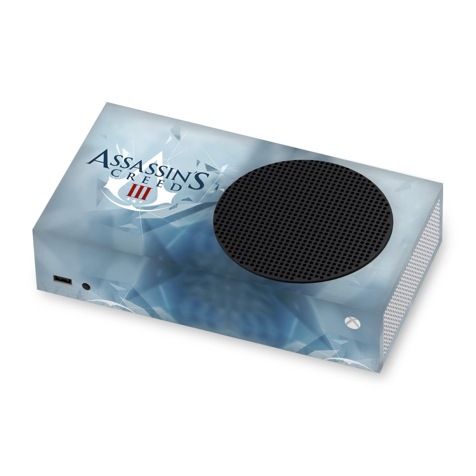 Officially Licensed Assassin's Creed Animus III Vinyl Skin Decal for Xbox Series S Console - Gaming Sticker Cover for Enhanced Console Protection & Style | Perfect for Gamers & Collectors