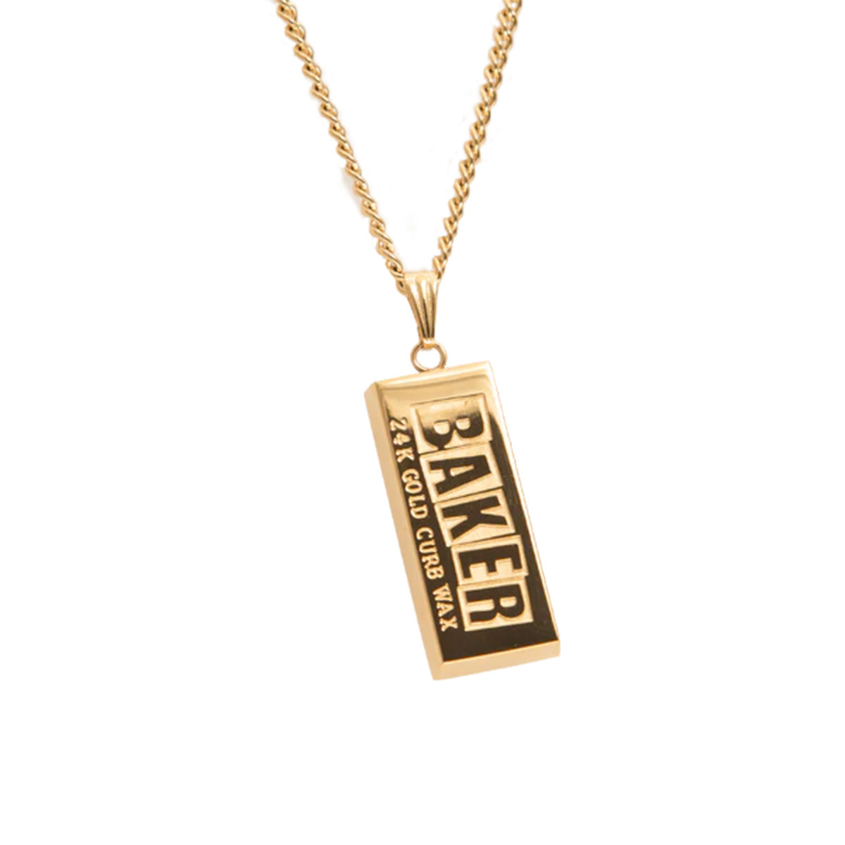 Baker Curb Wax Necklace for Men & Women - Stylish Hip Hop Jewelry for Everyday Wear & Special Occasions