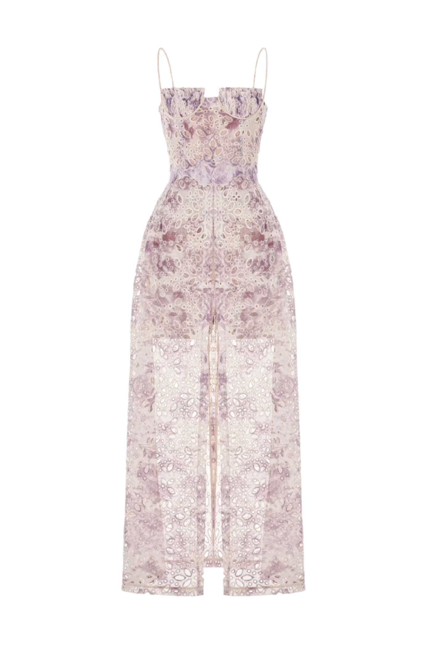Abetzi Floral Embroidered Shorts & Maxi Dress Set - Purple Summer Outfit for Beach Vacation & Boho Style