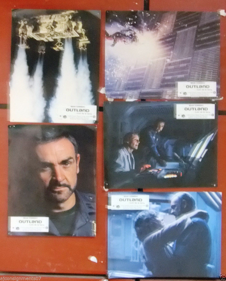 Outland (1981) - Set of 12 Original 10x8 Movie Lobby Cards Featuring Sean Connery - Perfect for Film Collectors & Sci-Fi Memorabilia Displays