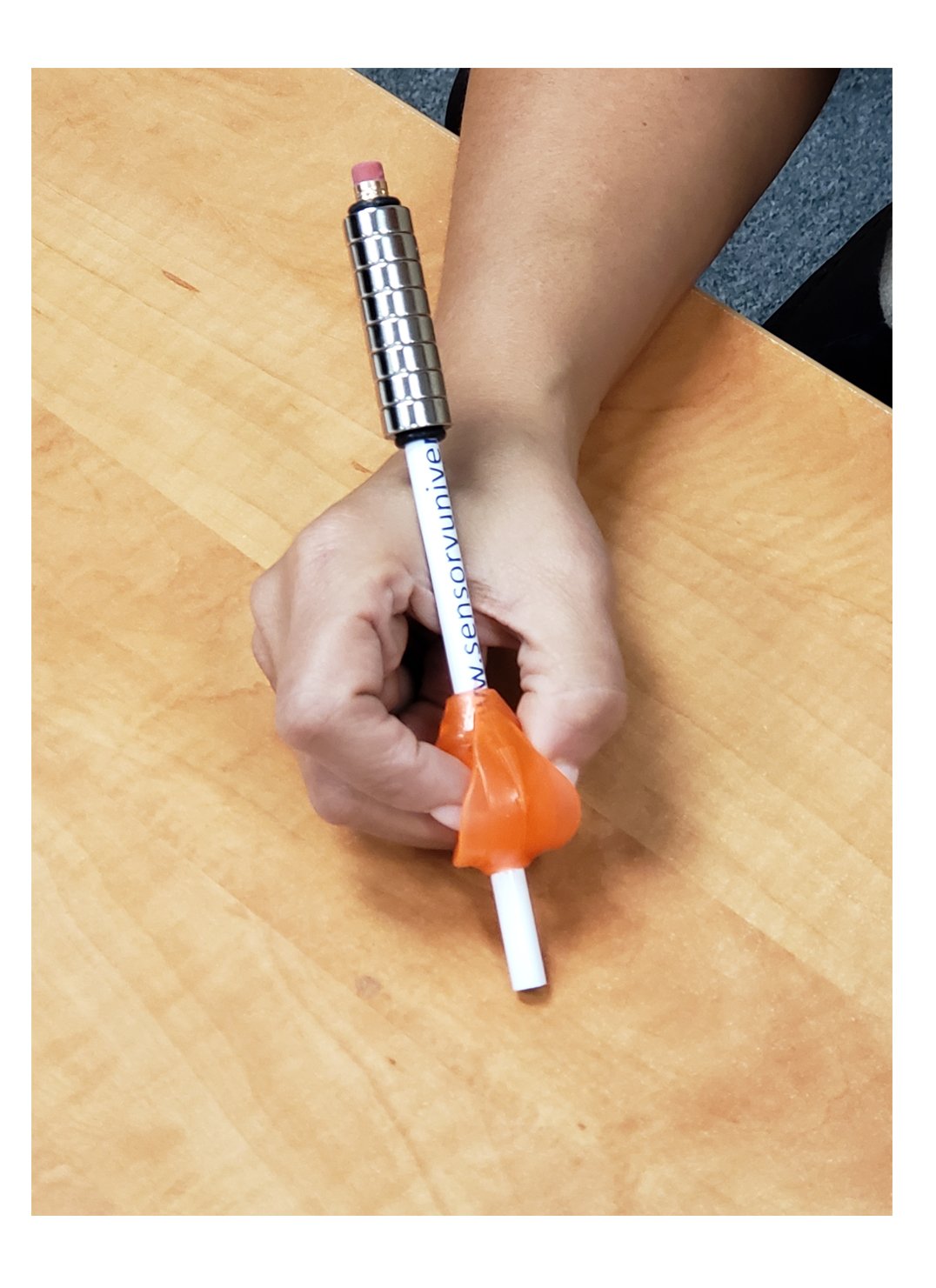 Sensory University Pencil Weights by Write Grip - Adjustable Weight for Improved Handwriting and Grip, Perfect for Kids and Adults in Classroom and Home Settings