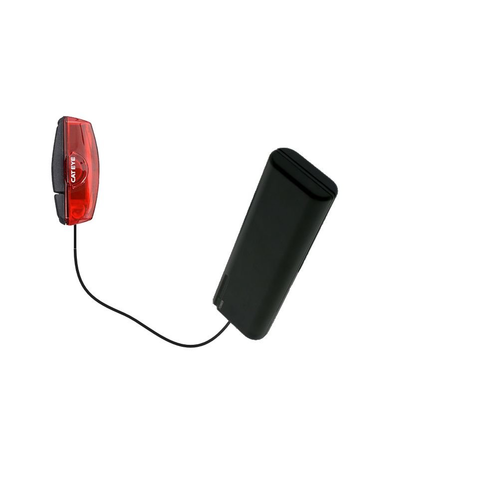 Portable AA Battery Pack for Cateye Rapid X TL-LD700-R - 4 AA Battery Powered Emergency Charger with TipExchange Technology - Perfect for Cycling, Camping & Outdoor Adventures