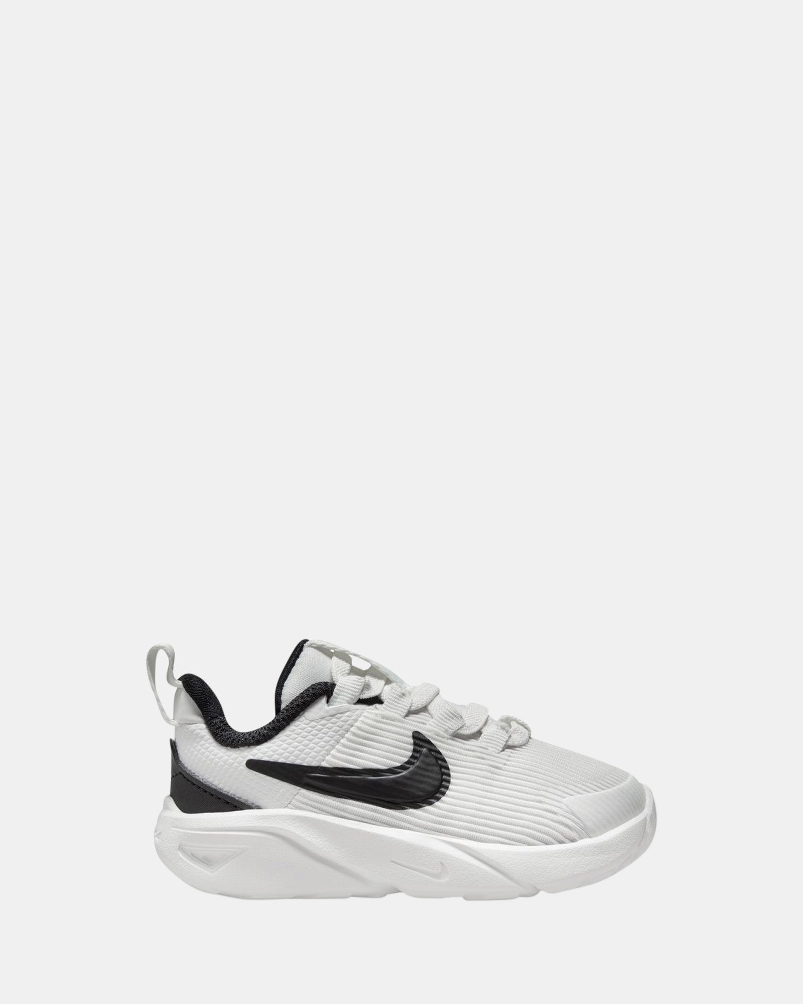 Star Runner 4 NN Infant Summit White/Black/Barely Volt Running Shoes - Lightweight & Comfortable Baby Sneakers for Boys & Girls - Perfect for Playtime, Walking & First Steps
