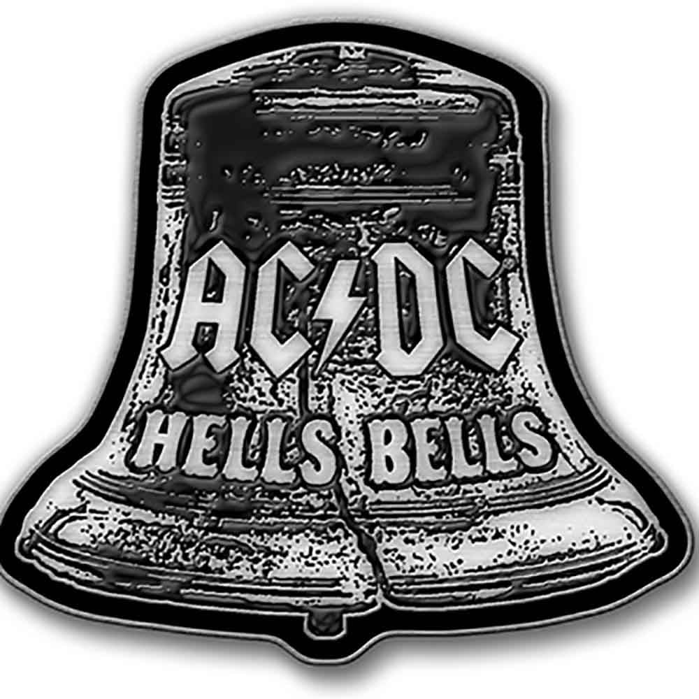 AC/DC Pin Badge - Hells Bells Official Merchandise for Rock Fans | Collectible Band Pins for Jackets, Bags & Hats | Perfect for Concerts, Gifts & Fan Collections