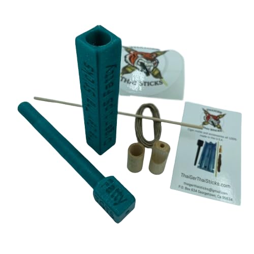 OrganitipS Fatty Thai Stick Mold Kit - Premium Thai Sticks Maker with Base & Funnel Top for Perfect Hand-Rolled Cigars | Ideal for DIY Tobacco, Herbal Blends & Crafting Projects