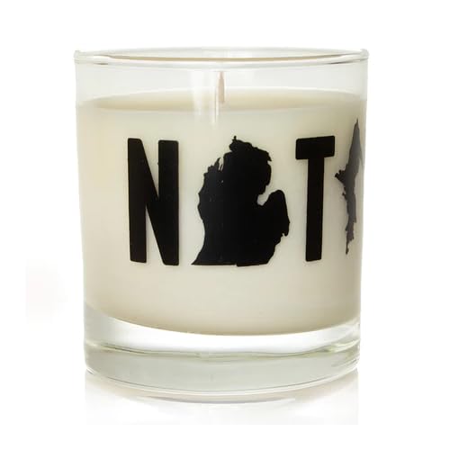 Michigan Native Candle - Handmade Soy Candle with Cinnamon Scent | Perfect Michigan State Gift for Women, Birthday, Christmas & Graduation | Home Decor, Relaxation & Aromatherapy