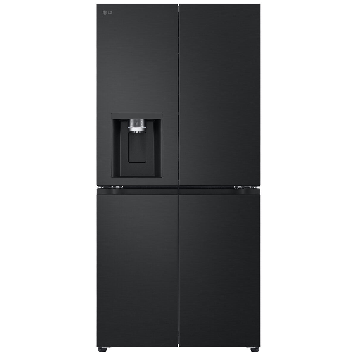 LG 508L French Door Refrigerator with Slim In-Door Ice & Water Dispenser - Matte Black (GF-L500MBL) - Perfect for Modern Kitchens & Open-Concept Homes