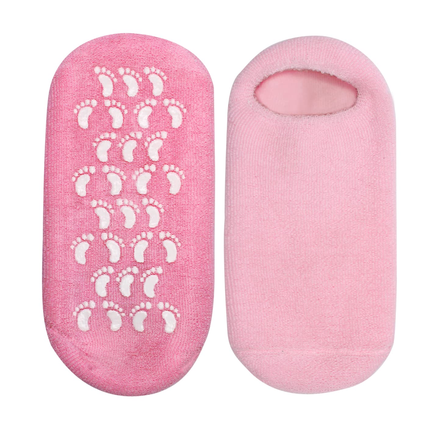 Baal Winter Skin Care Moisturizing Gel Socks - Cracked Heel & Foot Repair Soft Socks for Women & Men - Perfect for Dry Skin Relief at Home or Sleeping