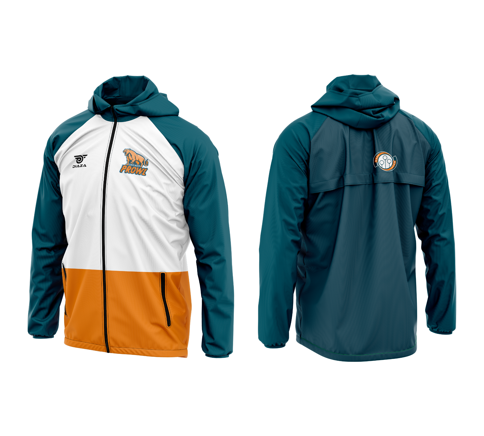 Chicago Prowl WINDRUNNER Jacket - Lightweight Waterproof Windbreaker for Men & Women - Perfect for Hiking, Running & Outdoor Adventures
