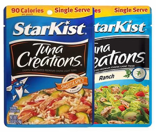 Starkist Tuna Creations Variety Pack - 12 Cans (6 Sweet & Spicy, 6 Ranch) | Premium Albacore Tuna Snacks for Lunch, Camping & Emergency Food Supply