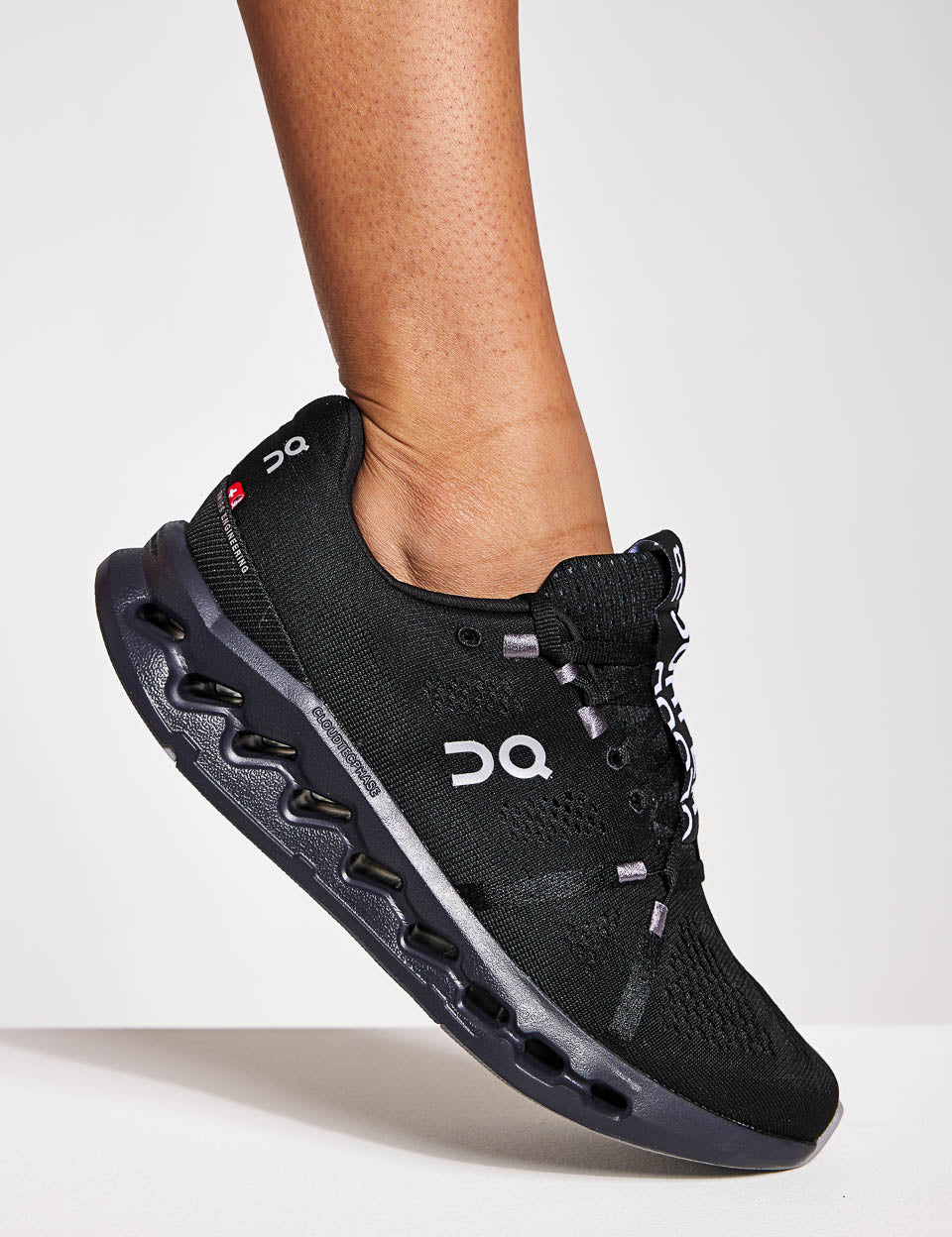 Cloudsurfer Running Shoes - All Black Men's & Women's Lightweight Athletic Sneakers for Jogging, Gym Workouts & Daily Wear