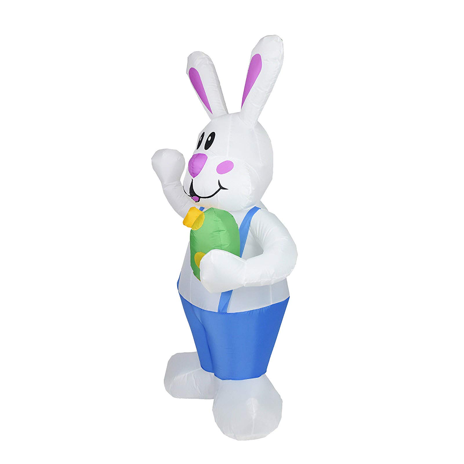 Glowing Easter Bunny LED Inflatable Decoration for Indoor Christmas