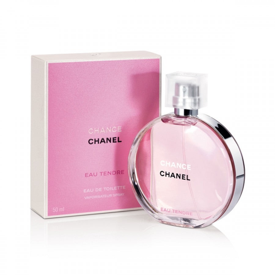 Chanel Chance Eau Tendre Eau de Toilette Spray for Women - Floral Fruity Fragrance for Daily Wear & Special Occasions