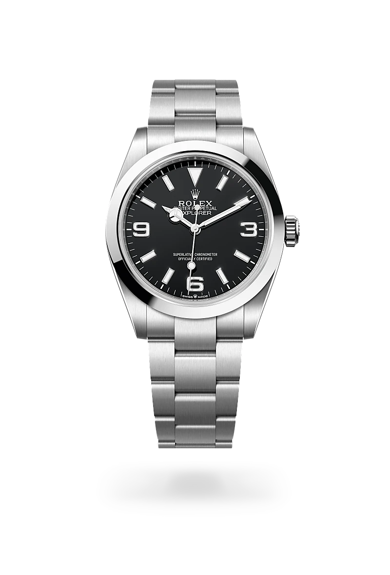 Rolex Explorer 40mm Oystersteel Men's Watch M224270-0001 | Luxury Automatic Timepiece for Hiking, Travel & Outdoor Adventures | Richter & Phillips Jewelers