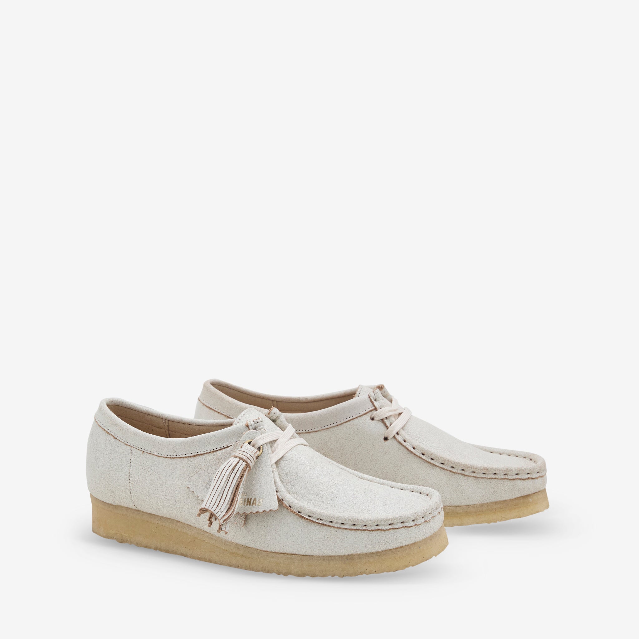Women's Wallabee White Leather Shoes - Comfortable & Stylish Casual Loafers for Everyday Wear - Perfect for Work, Travel & Outfits