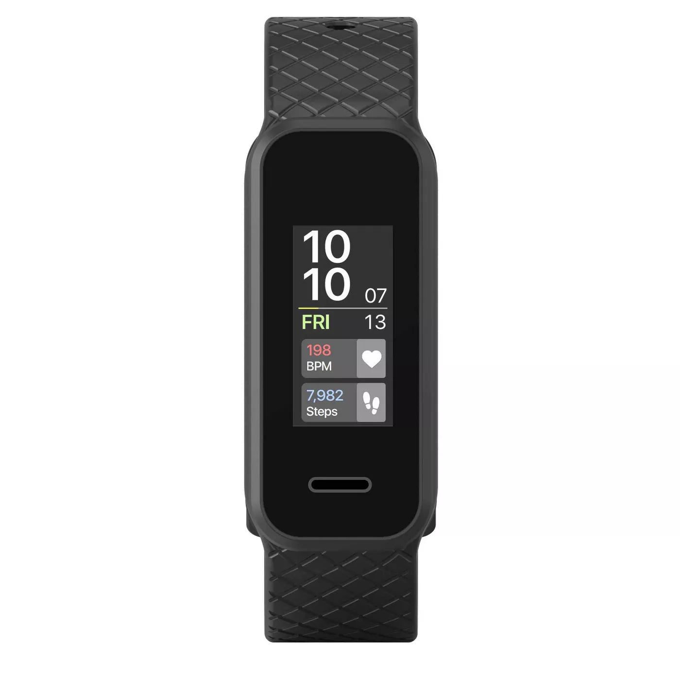 3Plus 3PL HR BLK HR PLUS Fitness Tracker with Heart Rate Monitor - Black Smart Watch for Women & Men - Track Steps, Calories, Sleep - Perfect for Running, Gym & Daily Activity