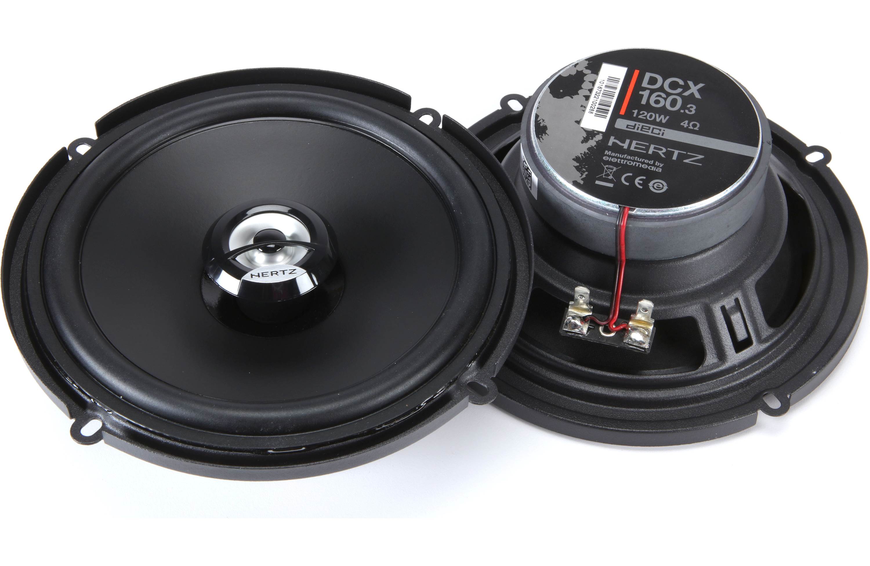 Hertz DCX 160.3 Dieci Series 6 2-Way Coaxial Car Speakers (Pair) - Premium Sound for Cars, Trucks & SUVs - Perfect for Upgrading Your Vehicle Audio System