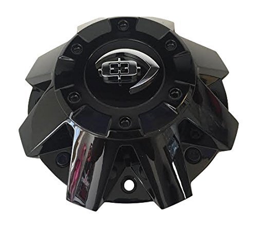 Vision Wheels 420 C420GB-8 Gloss Black Center Cap - Replacement Wheel Hub Cover for Trucks & SUVs - Durable & Stylish Accessory for Off-Road & Daily Driving