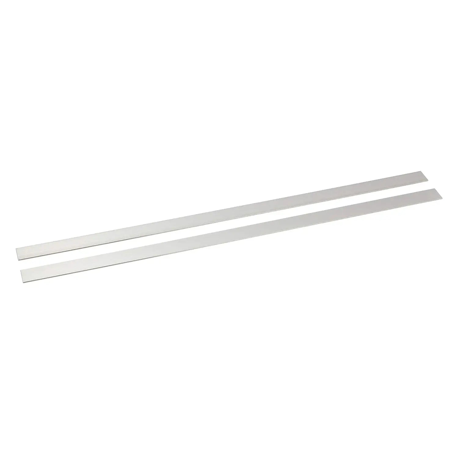 EBM Premium Stainless Steel Rolling Pin Guide Sticks - Set of 2 for Perfect Dough Thickness | Ideal for Baking, Pastry Making & Cookie Dough Preparation