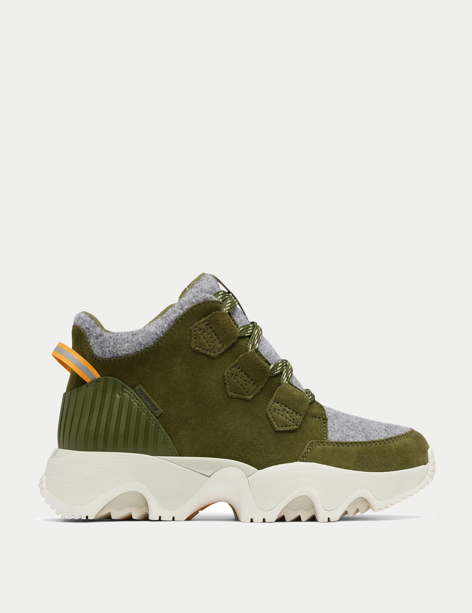 Kinetic Impact Caribou Plus Waterproof Sneaker Boots for Men & Women - Utility Green/Light Aloe - Hiking, Outdoor, Winter & Work Boots for All Terrain