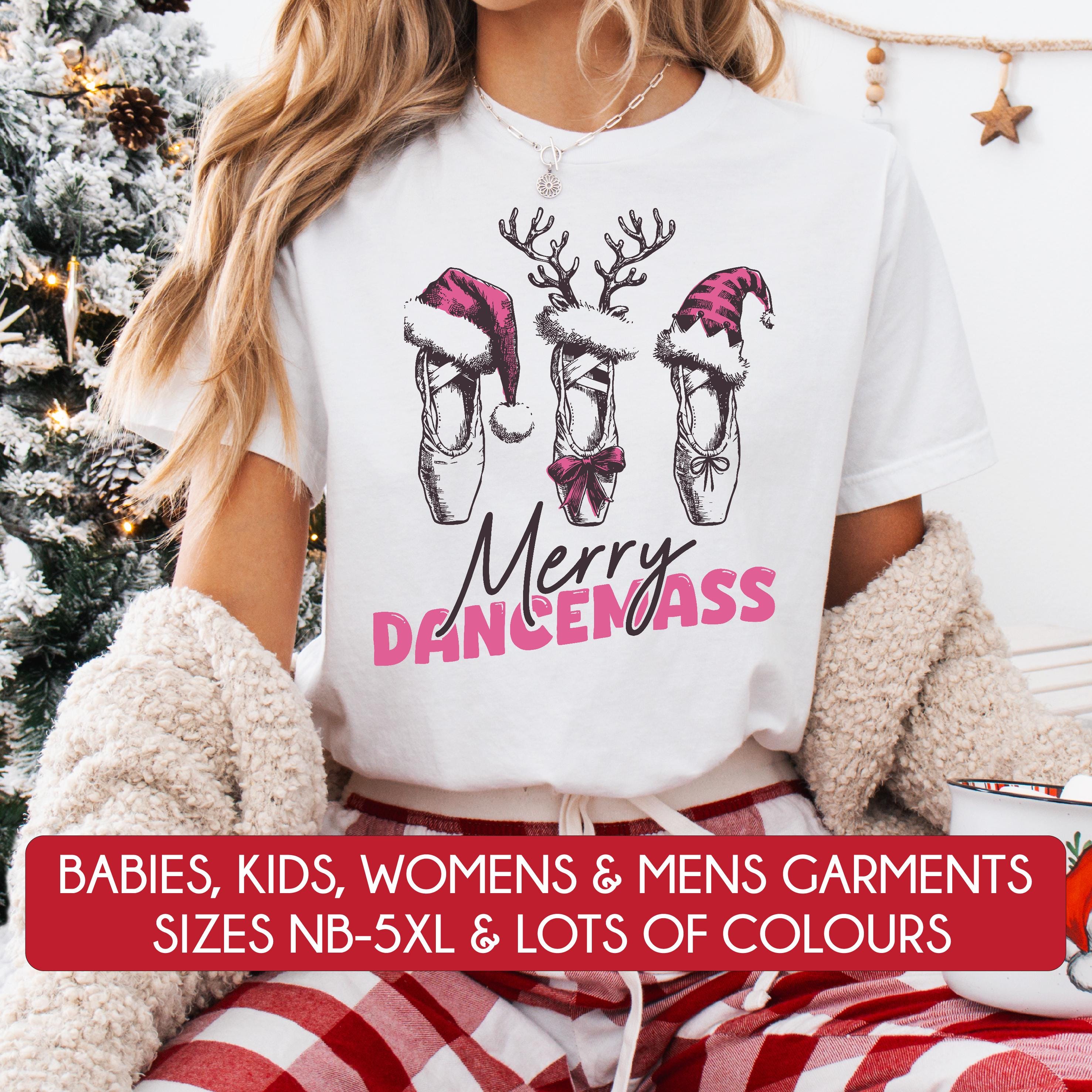 Merry Dancemas T-Shirt - Festive Holiday Graphic Tee for Christmas & New Year | Multiple Colors Available | Perfect for Parties, Gifts & Celebrations