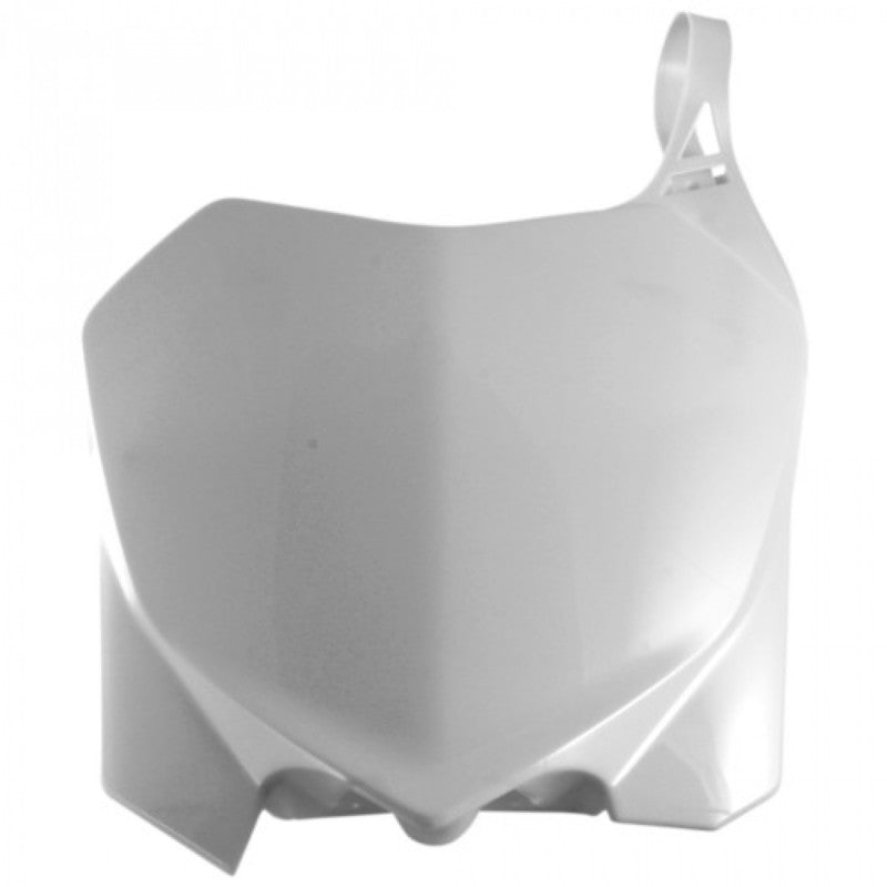 Acerbis Front Number Plate for 2009-2013 Honda CRF250R & CRF450R - White | Dirt Bike Motocross Racing Accessories | Perfect for Off-Road Trail Riding and MX Track Competitions