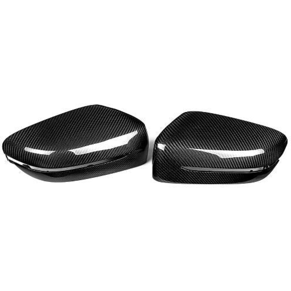 2019-2023 BMW 8 Series Carbon Fiber Mirror Covers | G14 G15 G16 Models | Lightweight & Stylish Upgrade for Enhanced Aerodynamics & Sporty Look