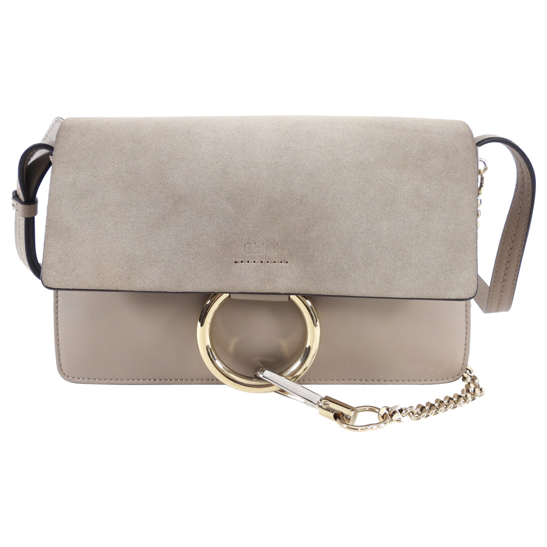Chloe Faye Small Crossbody Bag in Light Taupe - Stylish Leather Shoulder Bag for Women | Perfect for Work, Travel & Everyday Use