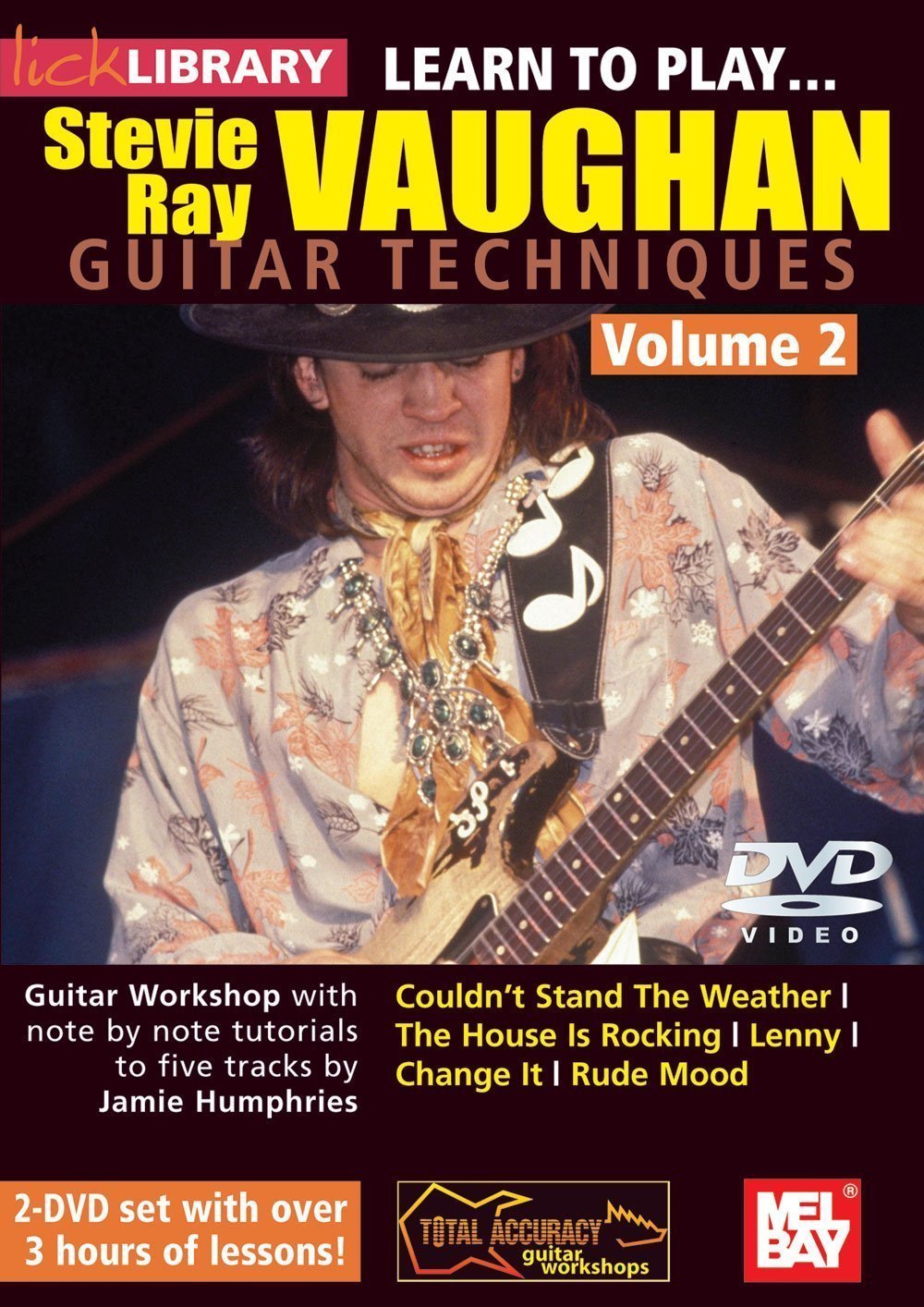 Learn To Play Stevie Ray Vaughan Volume 2 For Guitar - Blues Guitar Lessons & Tabs - Perfect for Beginners & Intermediate Players - Practice at Home, Jam Sessions & Live Performances