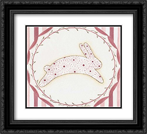 Easter Rabbit II - 16x15 Black Ornate Framed Double Matted Museum Art Print by Cindy Shamp | Perfect for Easter Decor, Spring Home Décor & Wall Art Gifts