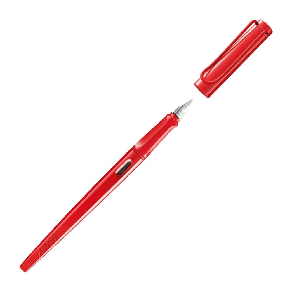 LAMY Joy Fountain Pen - Premium Strawberry Red Ink Calligraphy Pen for Writing, Drawing & Art - Perfect for Students, Professionals & Gift Giving