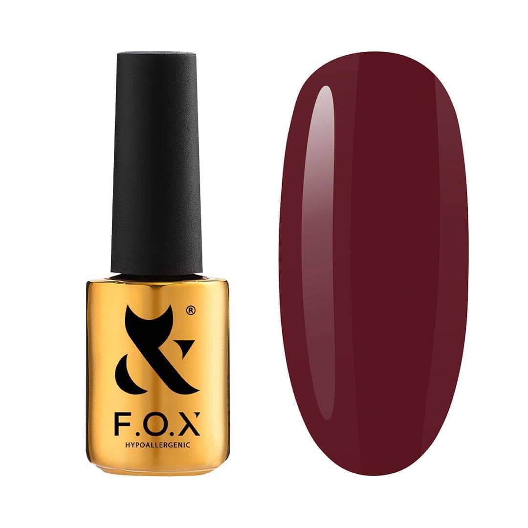 F.O.X Spectrum 076 Nail Polish - 7ml Bottle for Professional Salon & Home Manicure - Long Lasting Glossy Finish for Nails