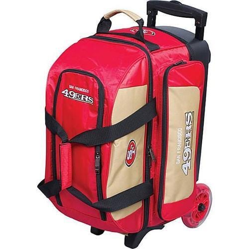 KR NFL Double Roller San Francisco 49ers Football Team Logo Massage Roller - Perfect for Muscle Recovery, Gym Workouts & Sports Therapy