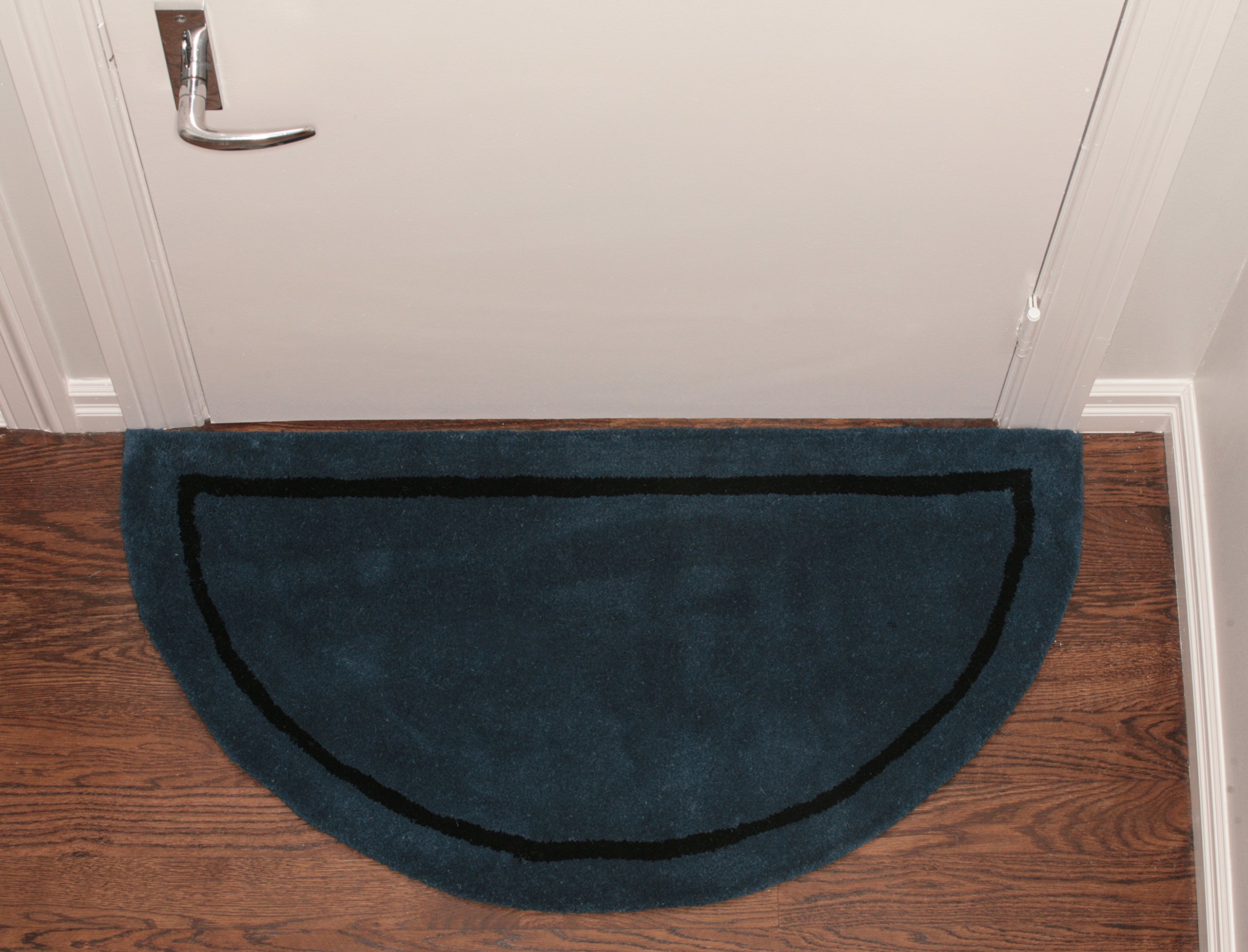 Premium Hand-Tufted Half Circle Wool Rug - 44