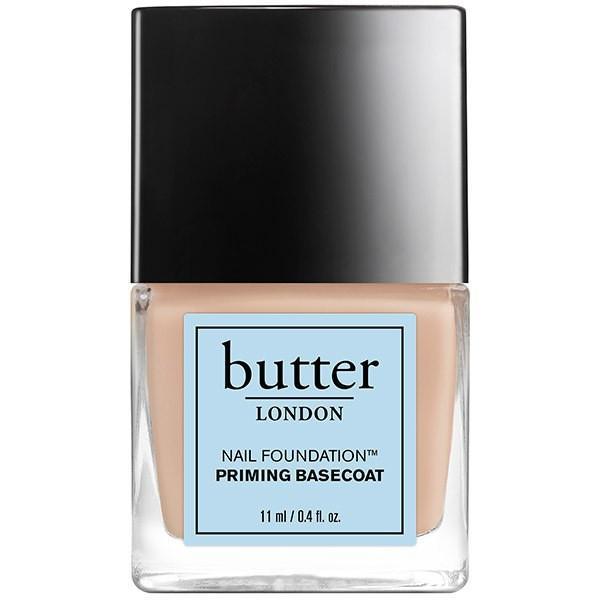Butter London Nail Foundation Priming Base Coat - Strengthening & Smoothing Nail Primer for Long-Lasting Manicures | Perfect for Gel, Acrylic & Regular Polish Application