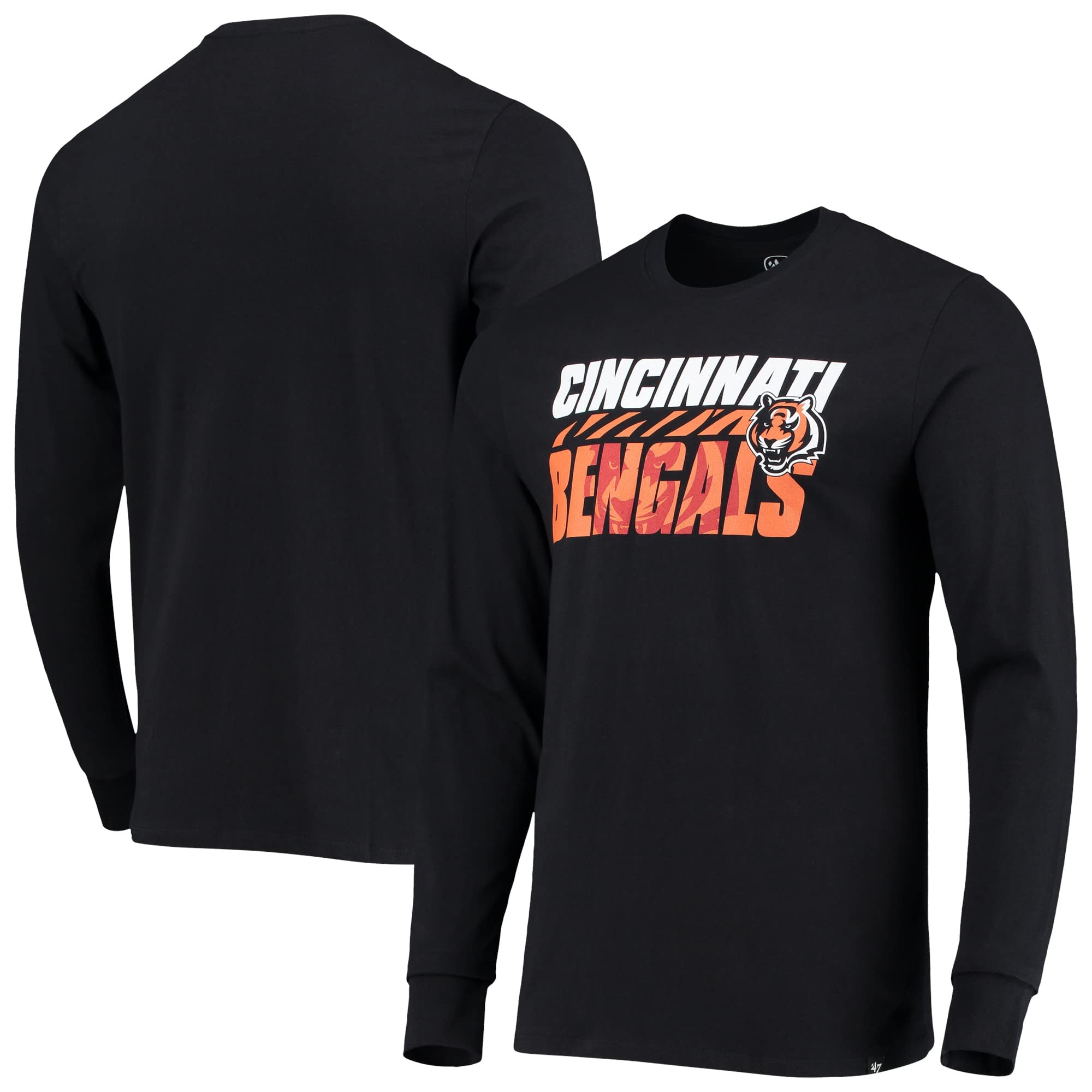 47 Cleveland Browns Men's Brown Shadow Long Sleeve T-Shirt - Comfortable NFL Fan Apparel for Game Day & Casual Wear