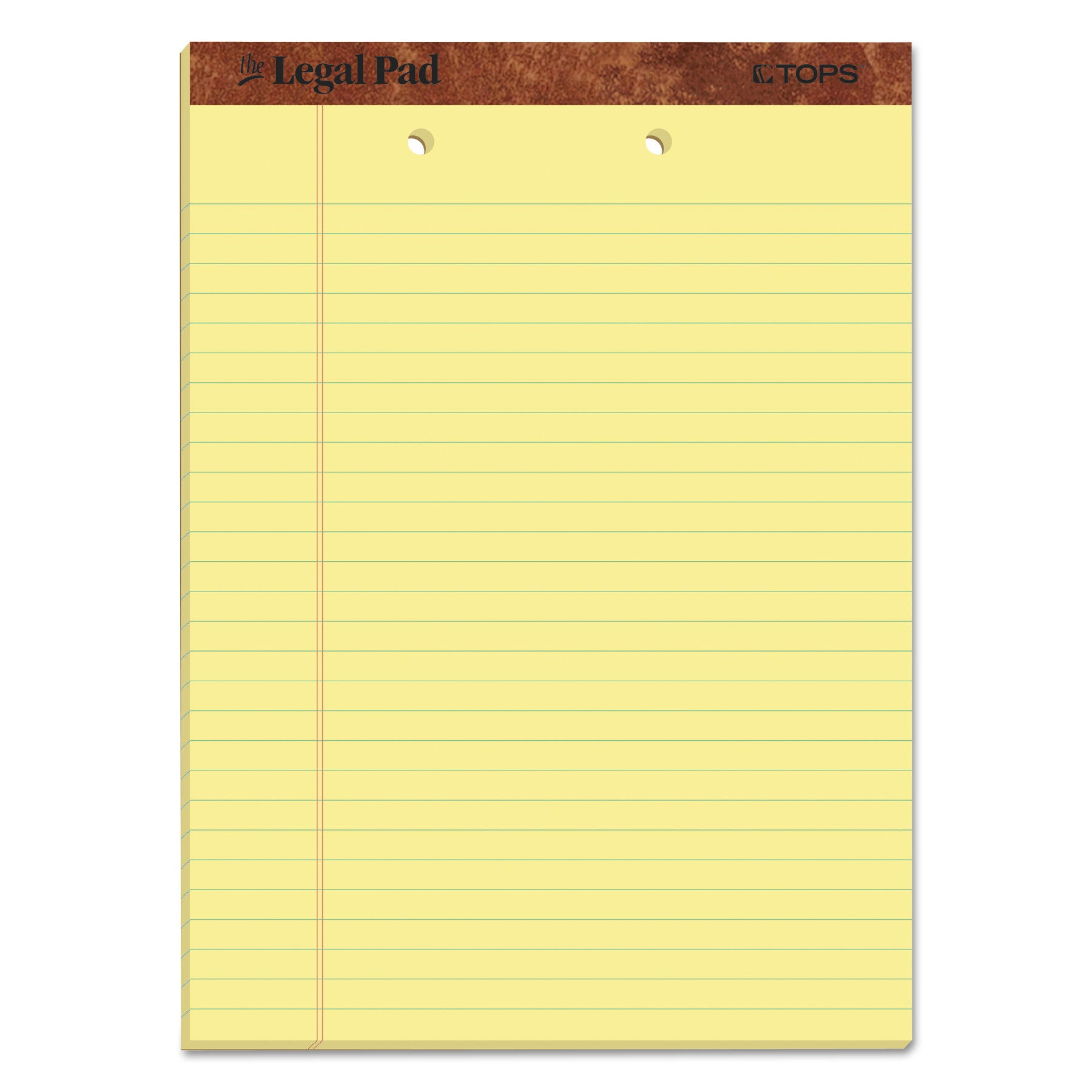 Legal Ruled Pads, Wide/Legal Rule, 8.5 x 11.75 Inches, Canary Yellow, 50 Sheets per Pad, Pack of 12 - Perfect for Office, School, Note-Taking & Professional Use