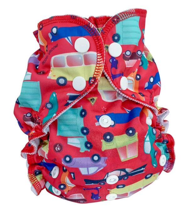 Apple Cheeks Cloth Diaper Cover One Size (6-35 lbs) - Soft, Breathable & Reusable for Babies - Perfect for Daycare, Travel & Eco-Friendly Parenting