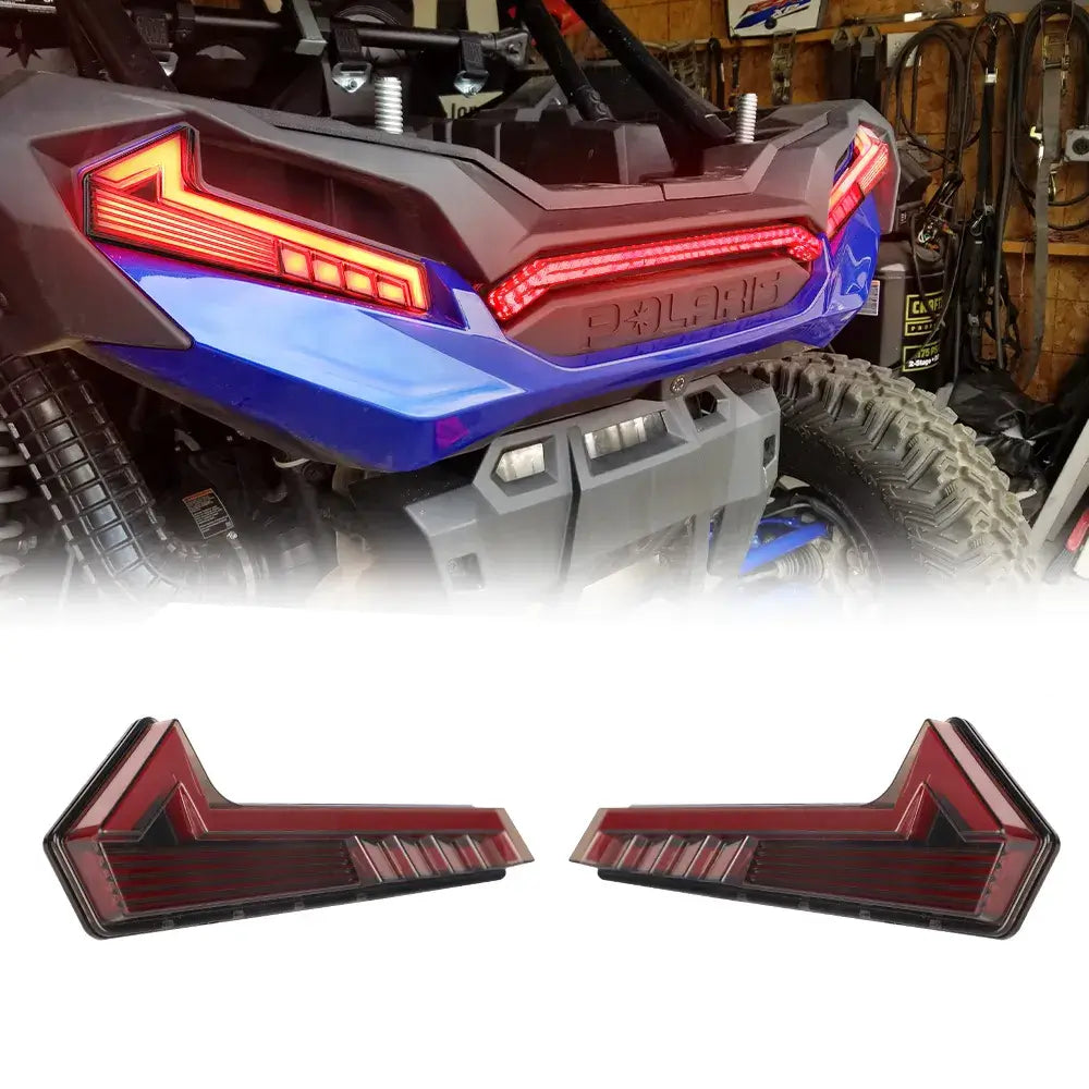 LOYO LED Tail Brake Light Compatible with 2017-2022 Polaris RZR XP 1000 Turbo & Sportsman 570/850/1000 - Waterproof ATV UTV Taillight for Off-Road & Night Riding Adventures